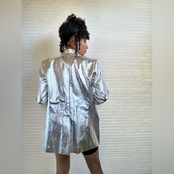 A.L.C. Silver Metallic Blazer - Picture 13 of 16